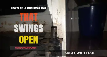 Easy Steps to Fix a Refrigerator Door That Swings Open