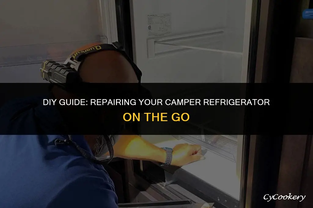 how to fix a refrigerator in a camper
