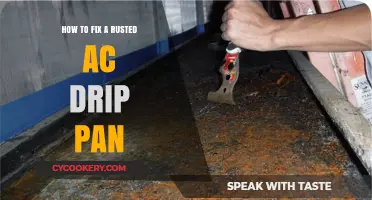 Fixing a Rusted AC Drip Pan: DIY Guide