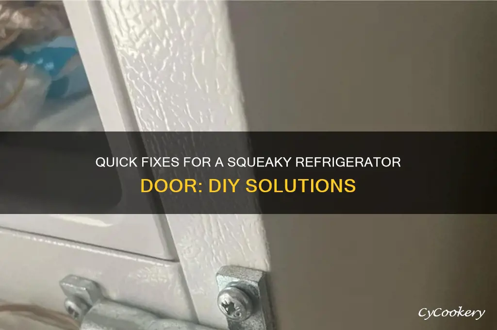 how to fix a squeaky refrigerator door