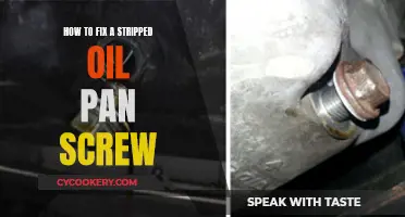 Fixing a Stripped Oil Pan Screw: What You Can Do