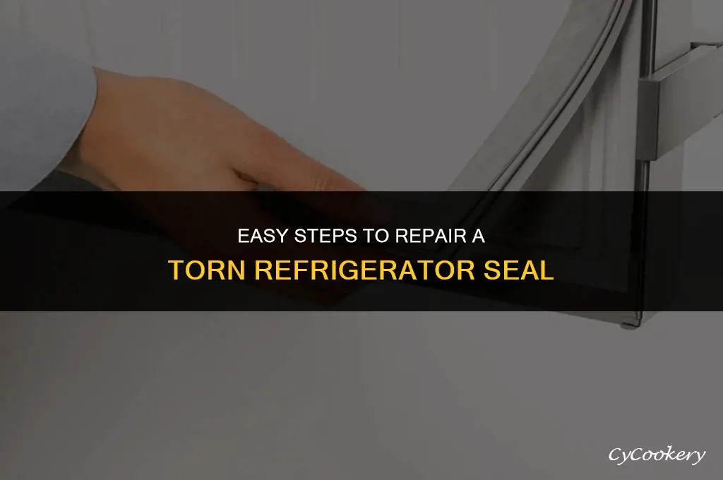 how to fix a tear in a refrigerator seal