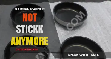 Fixing a Teflon Pan: Stop the Stick!