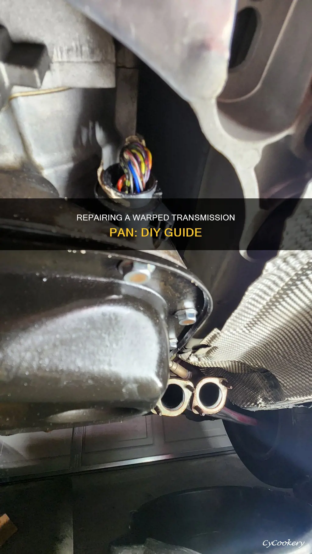 how to fix a warped transmission pan