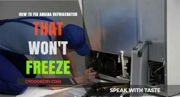 Troubleshooting Your Amana Fridge: How to Restore Freezing Function