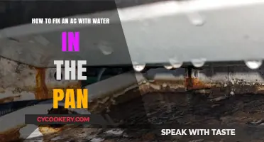 Fixing a Leaking AC: Water in the Pan