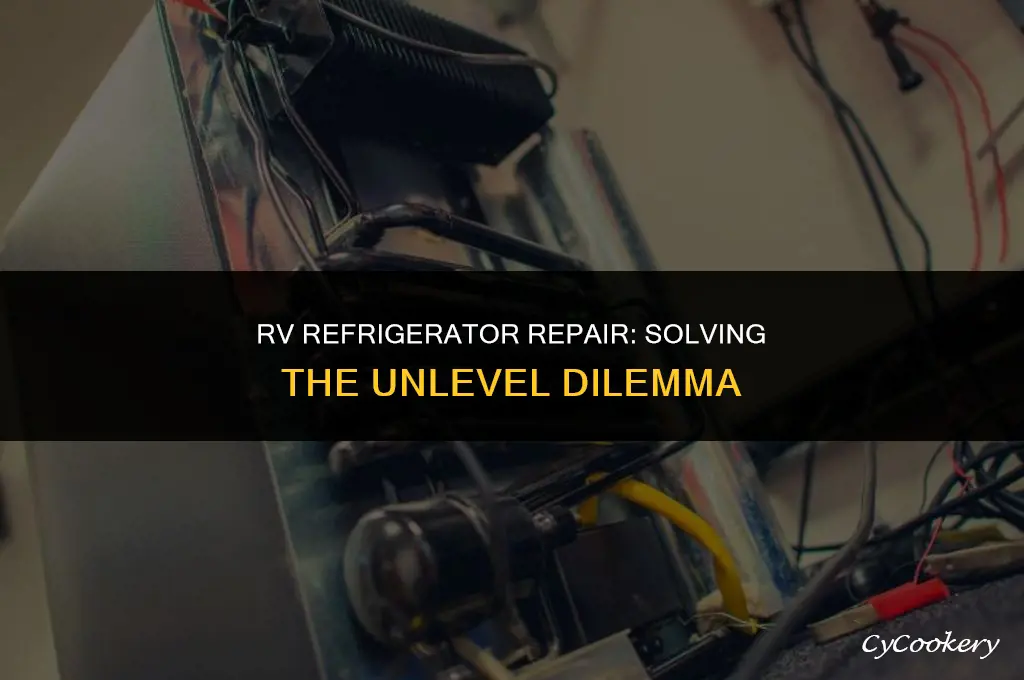 how to fix an rv refrigerator that wasnt level