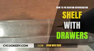 DIY Guide: Repairing Bottom Refrigerator Shelf with Drawers