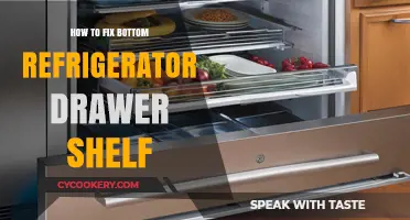 Quick Fixes for a Broken Bottom Refrigerator Drawer Shelf