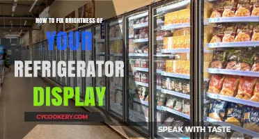 Troubleshooting Your Fridge Display: A Brightness Guide