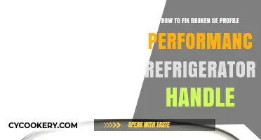 DIY Guide: Repairing a GE Profile Performance Fridge Handle