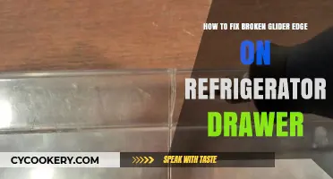 DIY Guide: Repairing a Damaged Glider Edge on Your Fridge Drawer