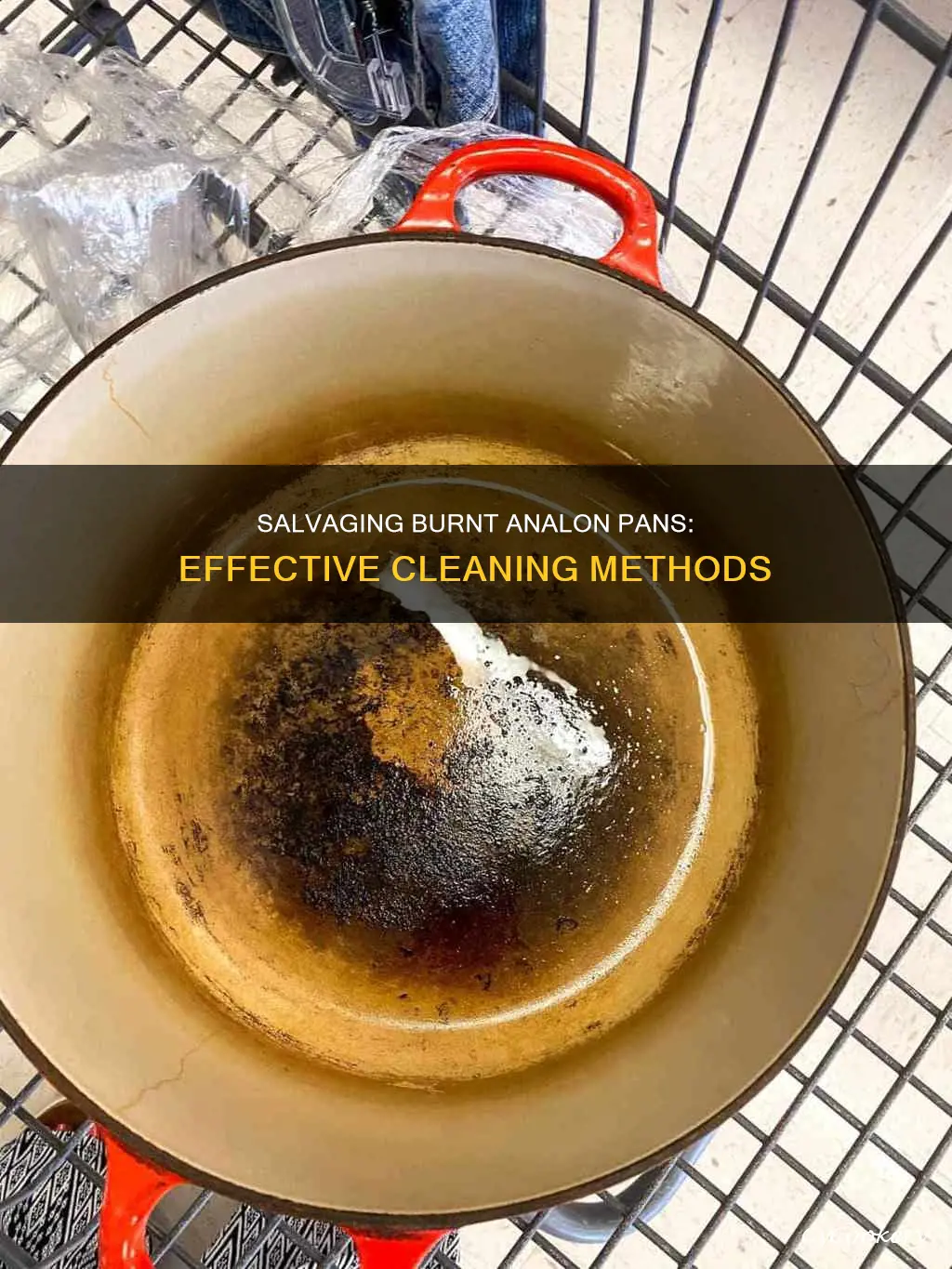 how to fix burnt analon pan