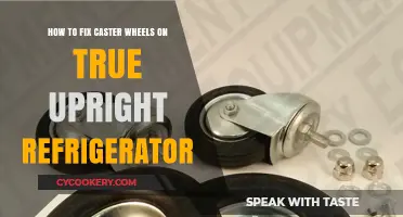 Caster Wheel Repair: A Step-by-Step Guide for True Upright Refrigerators