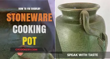 Restoring Stoneware: Removing Chalky Residue from Cooking Pots