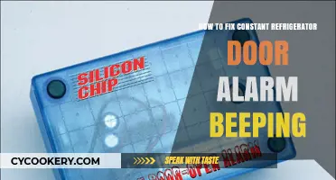 Silencing the Persistent Beep: A Guide to Fixing Your Refrigerator Door Alarm