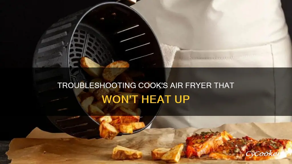 how to fix cooks air fryer won