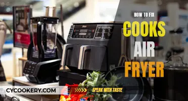 Cooks Air Fryer: Troubleshooting and Repair Guide