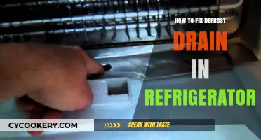 Quick Fixes for a Clogged Refrigerator Defrost Drain: DIY Guide