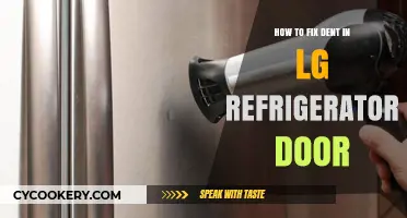 Easy DIY Guide: Repairing Dents on LG Refrigerator Doors