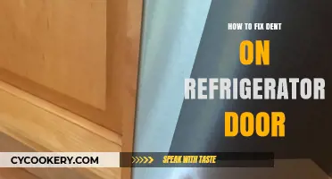 Quick DIY Guide: Repairing Dents on Your Refrigerator Door Easily