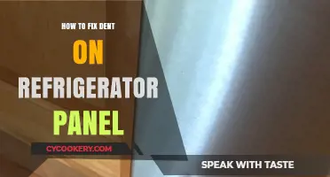 Easy DIY Guide to Repairing Dents on Your Refrigerator Panel