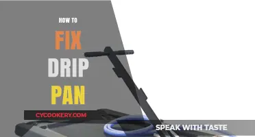 Fixing Drip Pan: Easy DIY Guide for Beginners