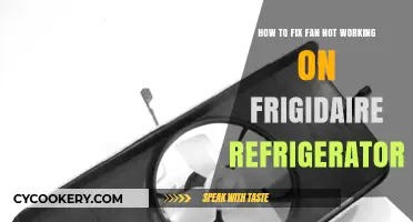 Troubleshooting Guide: Frigidaire Refrigerator Fan Not Working