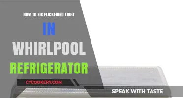 Troubleshooting Whirlpool Fridge: Flickering Light Fix Guide