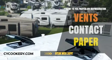 DIY Repair: Frayed RV Refrigerator Vents with Contact Paper