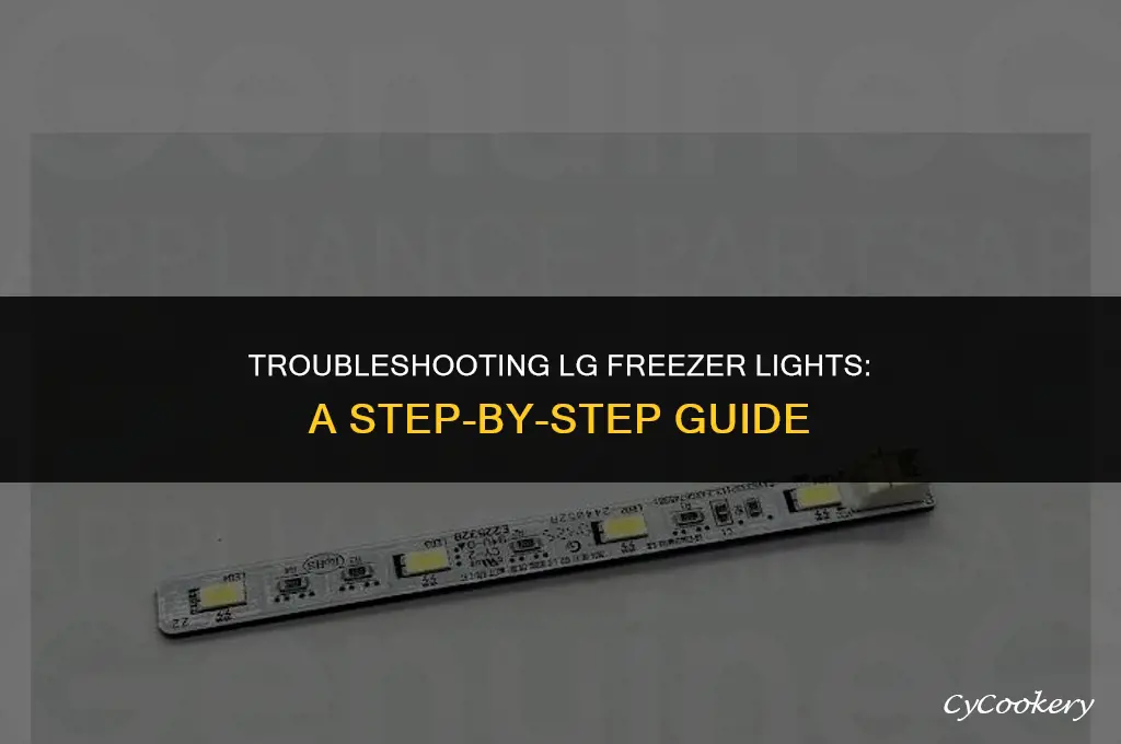 how to fix freezer lights on an lg refrigerator