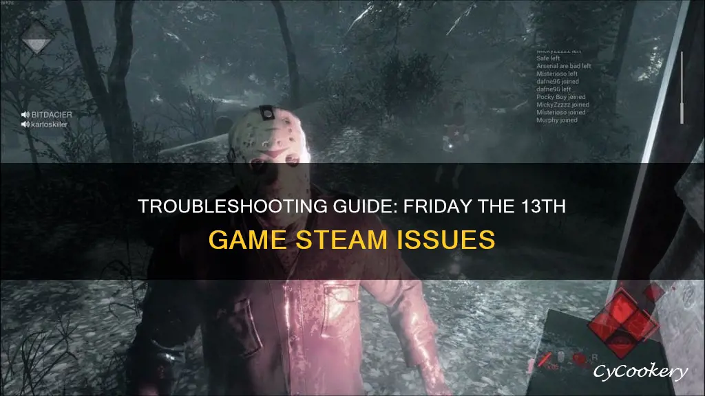 how to fix friday the 13th game steam cooked