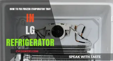 Troubleshooting LG Refrigerator: Thawing a Frozen Evaporator Tray