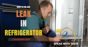 Quick Steps to Safely Repair a Gas Leak in Your Refrigerator