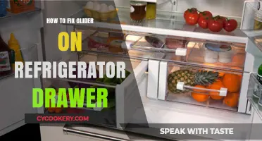Quick Fix: Repairing Your Refrigerator Drawer Glider Easily