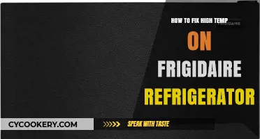 Troubleshooting High Temps: A Guide to Fixing Your Frigidaire Fridge
