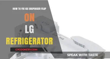 DIY Guide: Repairing Your LG Fridge's Ice Dispenser Flap