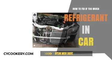Overcharged AC: How to Fix Excess Refrigerant in Your Car