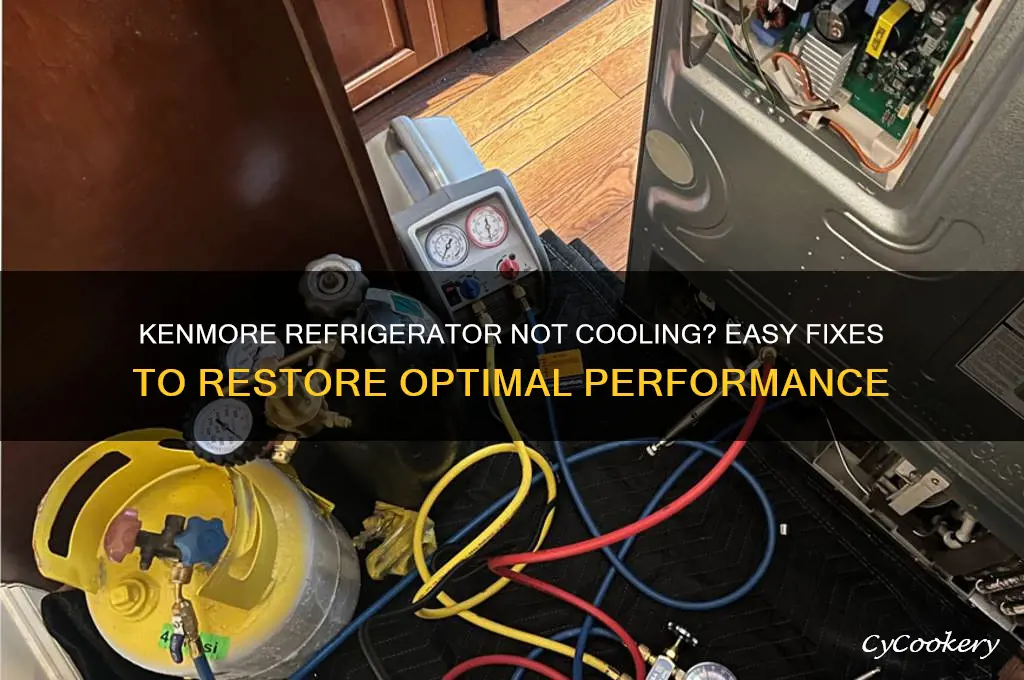 how to fix kenmore refrigerator not cooling