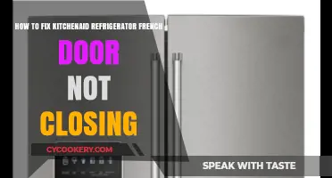 Troubleshooting KitchenAid French Door Refrigerator Closure Issues