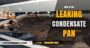 Fixing a Leaking Condensate Pan: An Easy Guide