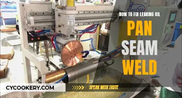 Repairing a Leaking Oil Pan: Seam Weld Fix