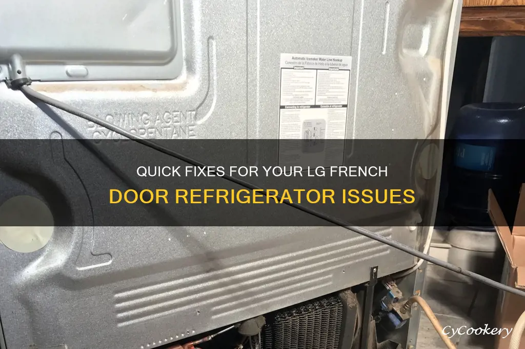 how to fix lg french door refrigerator