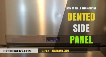 DIY Guide: Repairing a Dented LG Refrigerator Side Panel