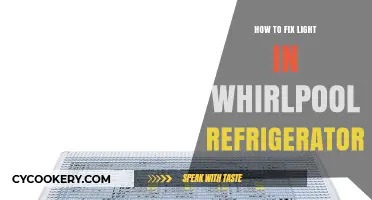 Quick Fixes for Whirlpool Refrigerator Light Issues: A Step-by-Step Guide
