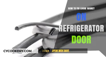 Easy Steps to Fix a Loose Gasket on Your Refrigerator Door