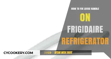 DIY Guide: Tightening a Loose Handle on Your Frigidaire Fridge