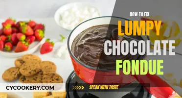 Rescue Your Lumpy Chocolate Fondue: Simple Solutions