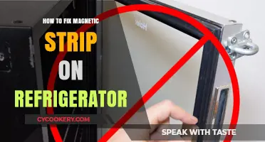 Quick Fixes: Repairing Your Refrigerator's Magnetic Strip Easily