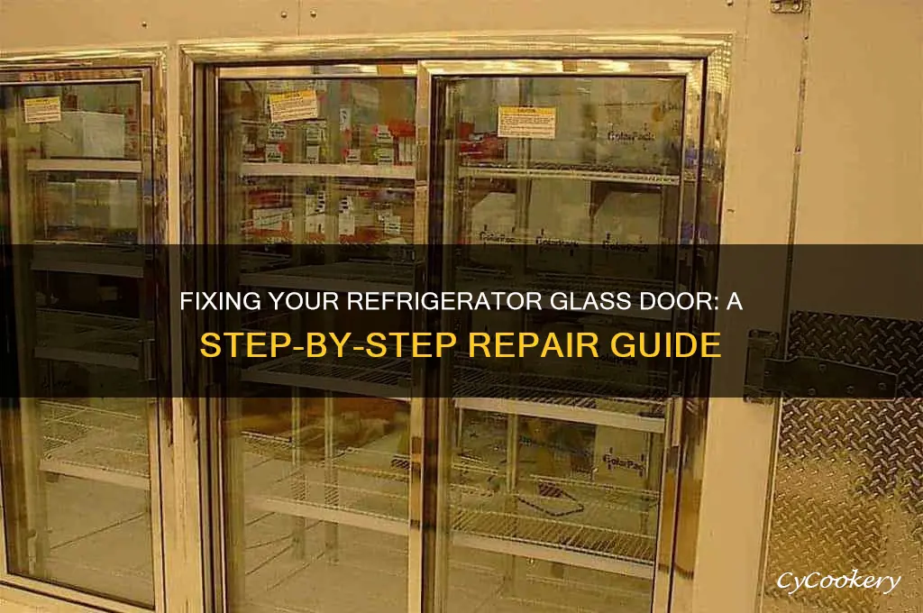 how to fix my refrigerator glass door